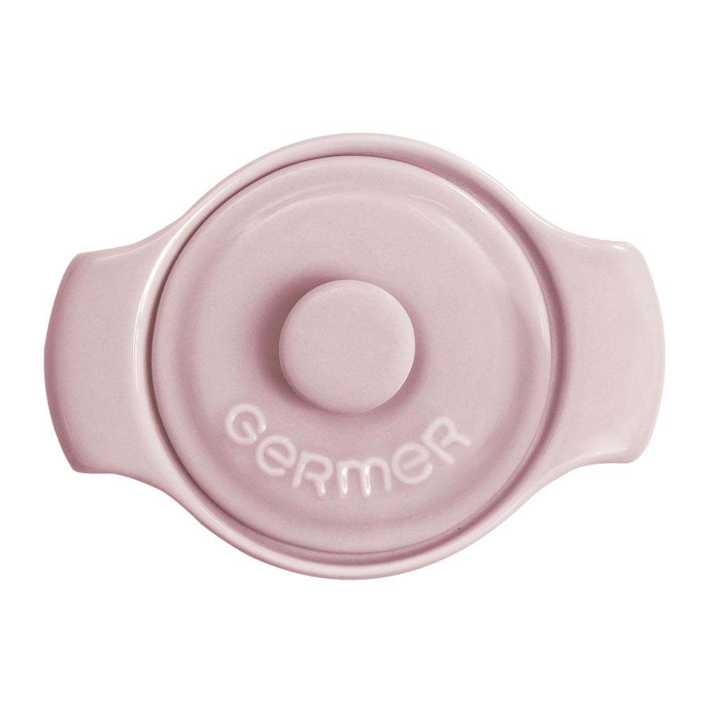 Cocotte Refratária 10 cm Rosa Fractal 218 ml - Imagem 2