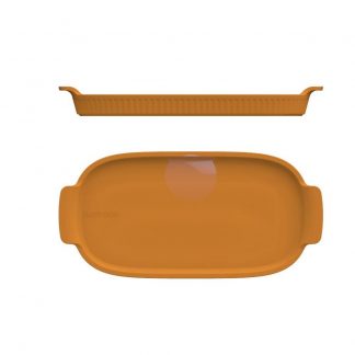 Bandeja Refratária 25 cm Média Amarela