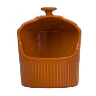 Pote de Sal Diâmetro 12,5 cm Laranja 350 ml