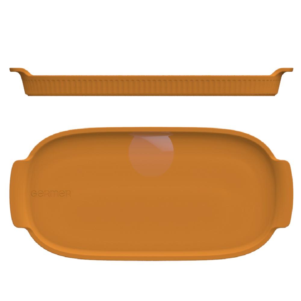 Bandeja Refratária 30,7 cm Grande Amarela