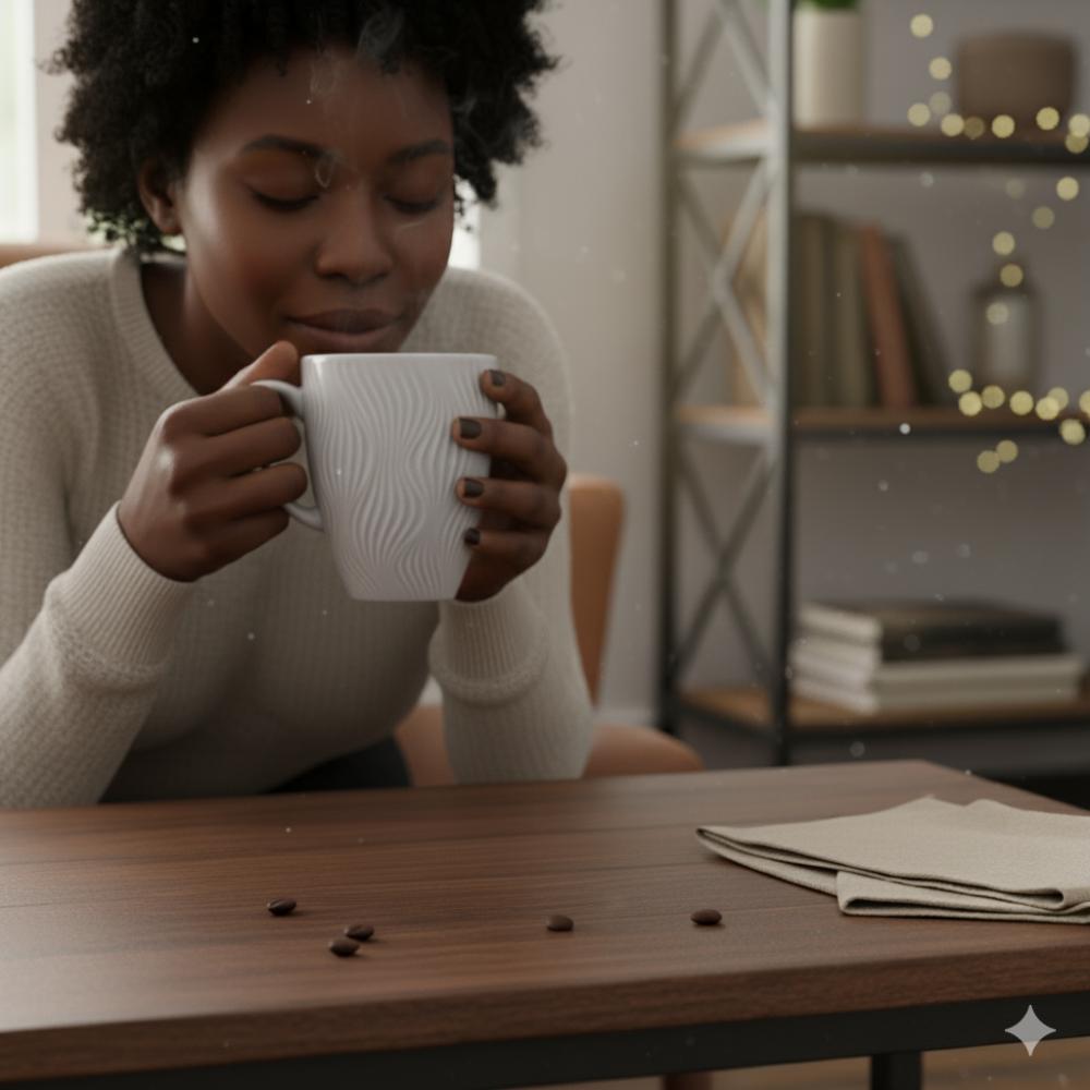 Caneca colorida Sinuosa - cinza - Imagem 4