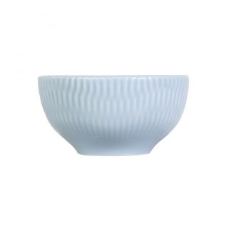 Bowl Tigela Sobremesa Shell Azul Vintage 408 ml