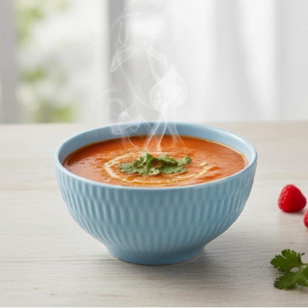 Bowl Tigela Sobremesa Shell Azul Vintage 408 ml - Imagem 3