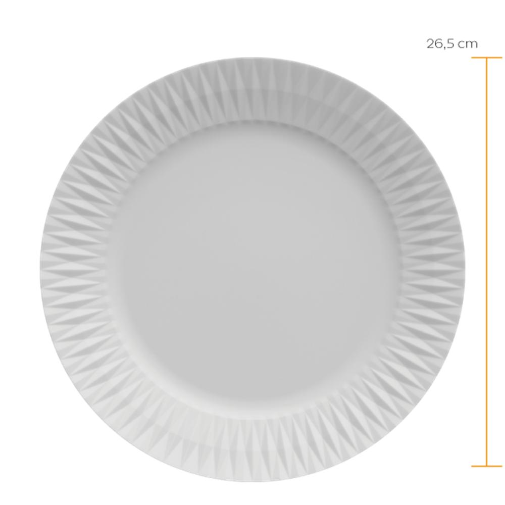 Kit Prato Raso 06 Peças Relevo Diamante - Imagem 5