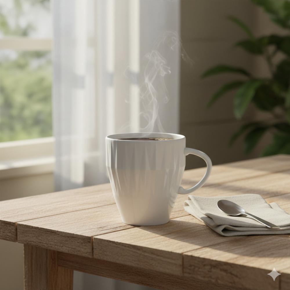 Caneca Branca Diamante 310ml - Imagem 6