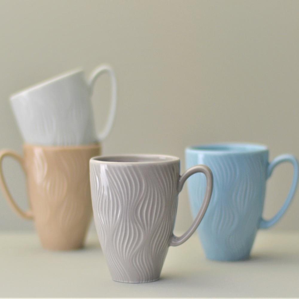 Caneca Creme Sinuosa 308 ml - Imagem 2