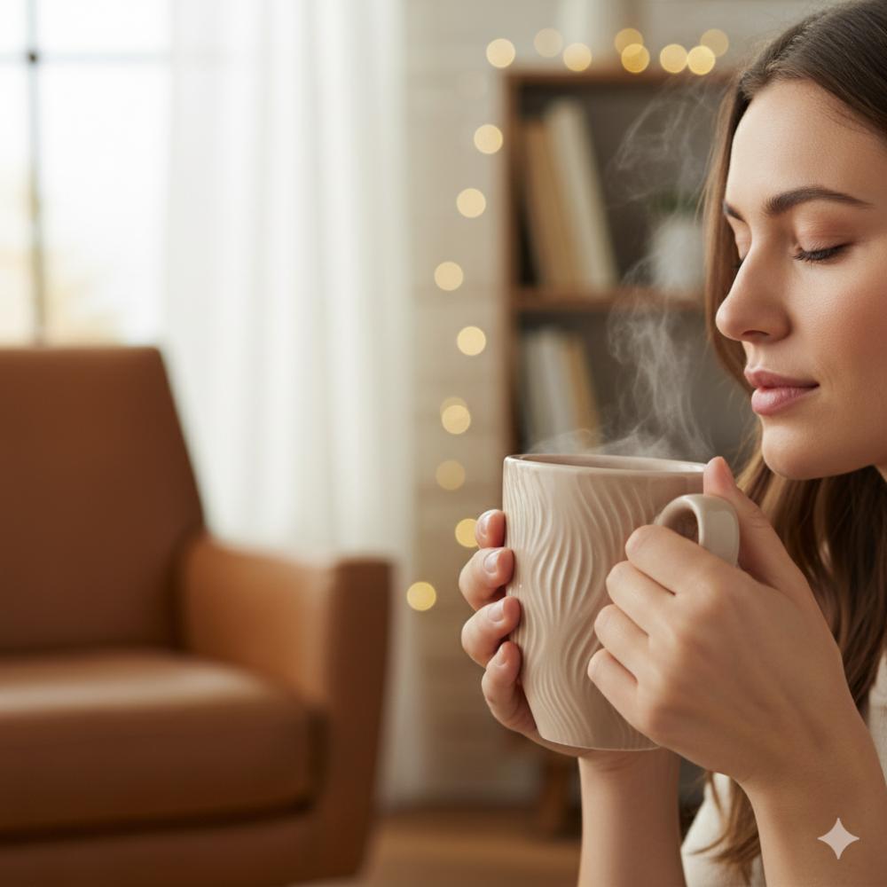 Caneca Creme Sinuosa 308 ml - Imagem 4