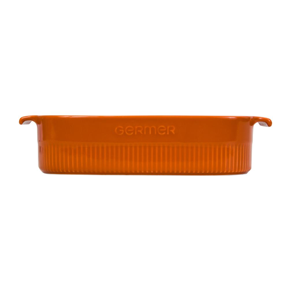Travessa Refratária Retangular 28x17 Laranja 1,7 L Germer