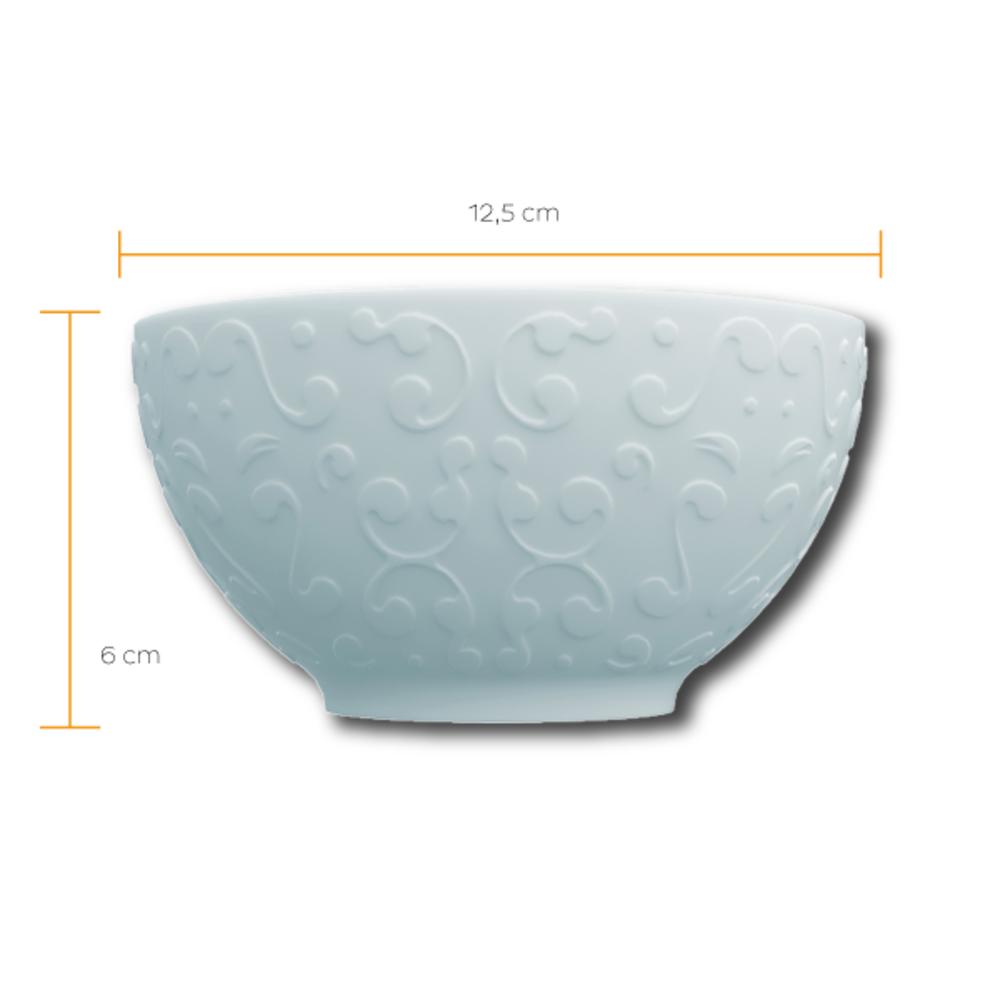 Bowl Azul Vintage Relevo Tassel 456 ml - Imagem 2