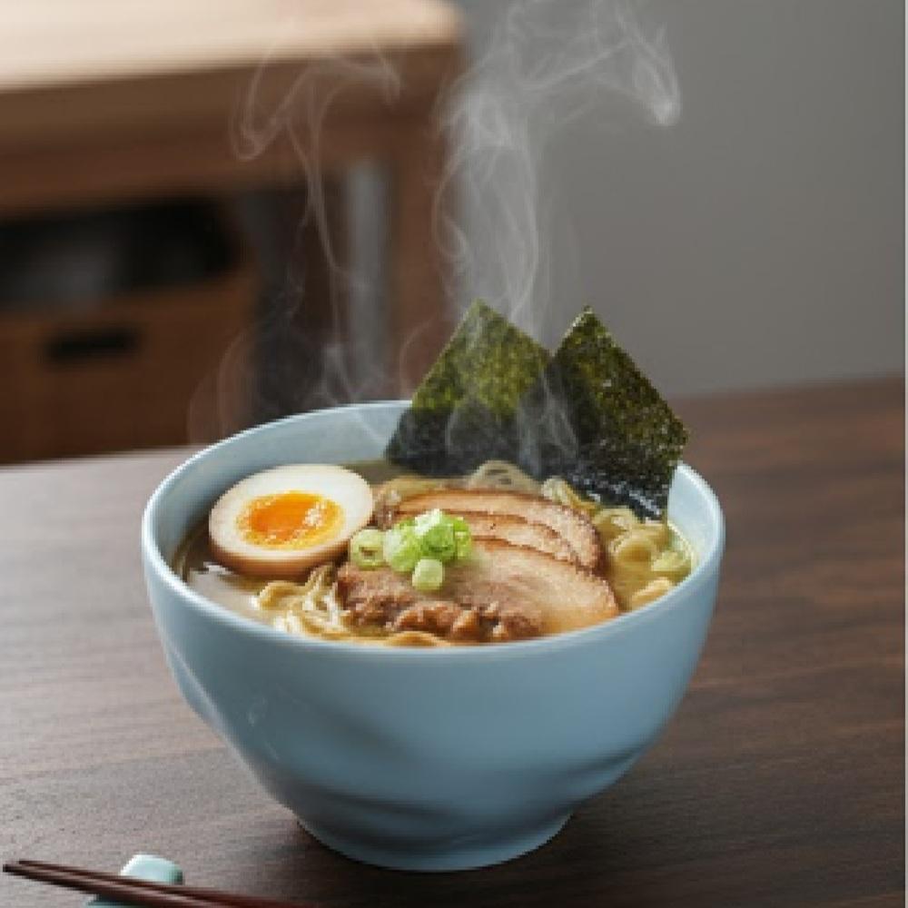 Bowl Tigela Sobremesa Azul Vintage Relevo Orgânico 360 ml - Imagem 4