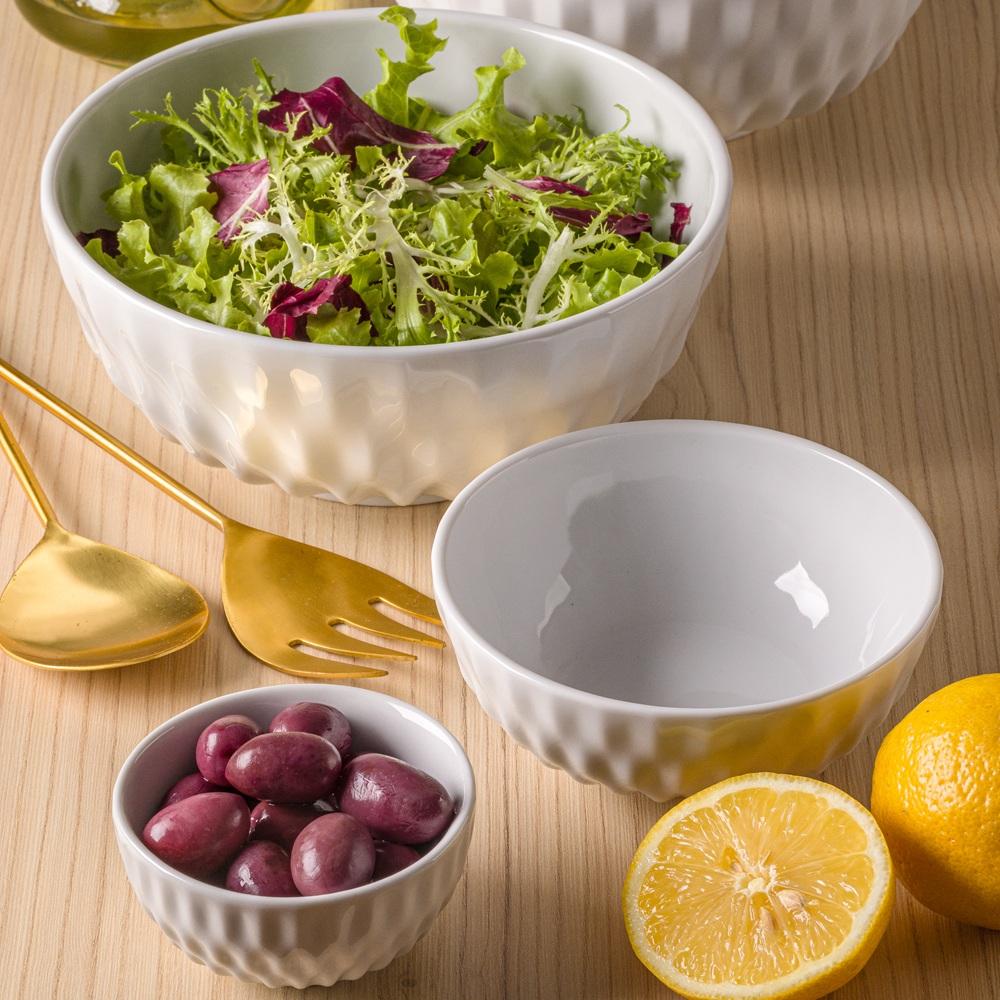 Tigela Sobremesa Média Branca Plissan 590 ml - Imagem 4