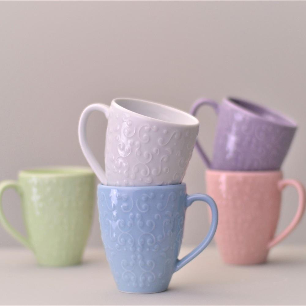 Caneca Tassel 310 ml Branca Germer Porcelanas - Imagem 3