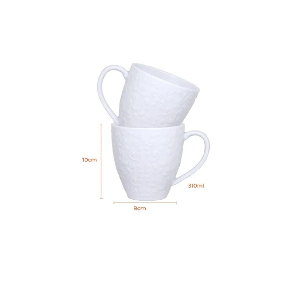 Caneca Tassel 310 ml Branca Germer Porcelanas - Imagem 4