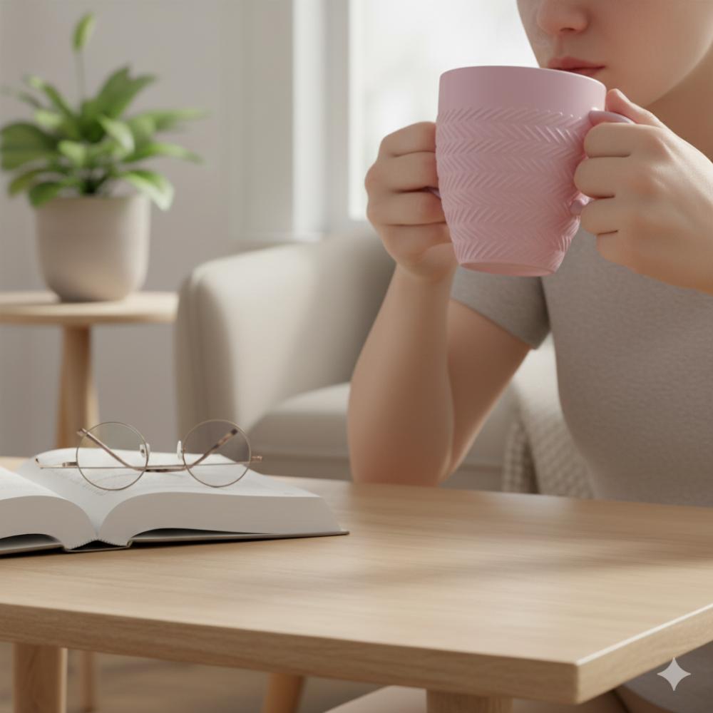 Caneca Chevron 310ml Branca - Imagem 4