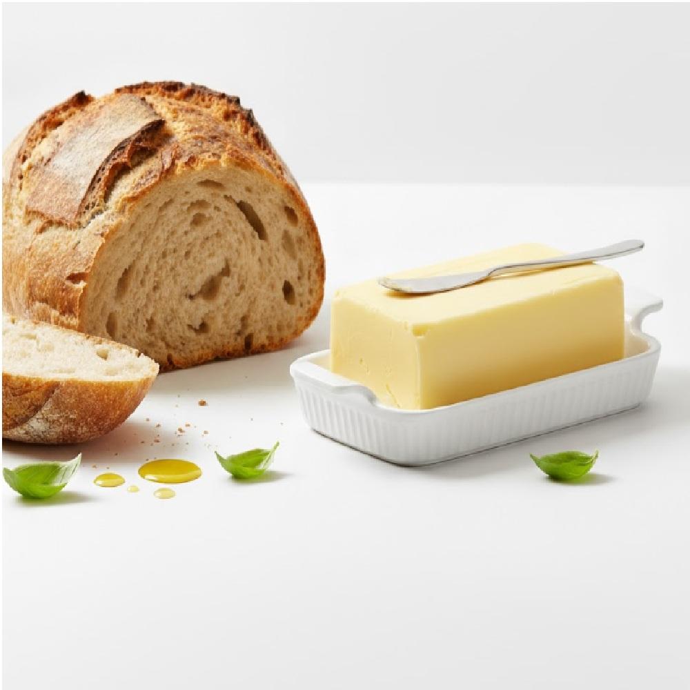 Manteigueira Linha Assar e Servir Branca 20 cm Porcelana - Imagem 4