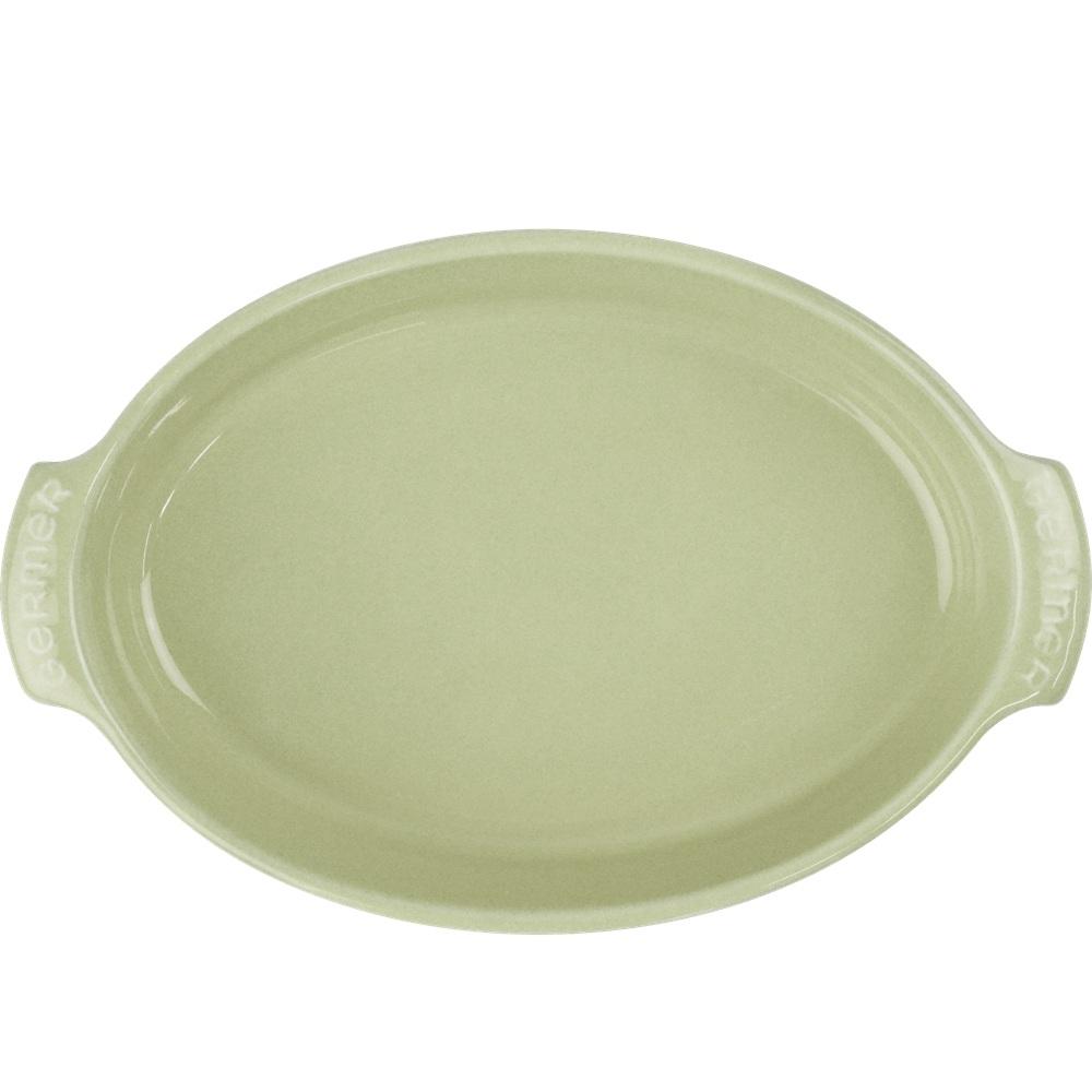 Travessa Refratária Oval 25,5 cm Verde Chá 1,1L - Imagem 3