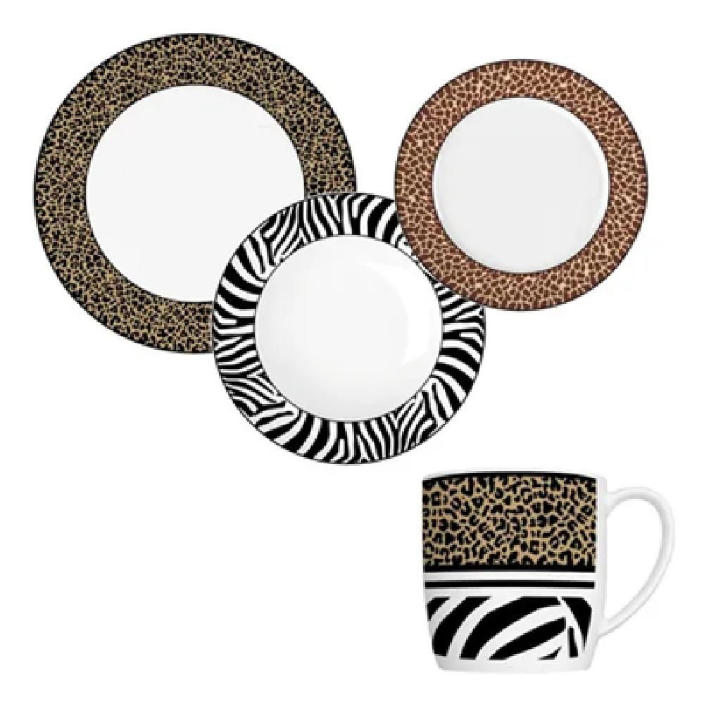 Jogo de Jantar 16 Peças Savana 03 Germer Porcelanas - Imagem 3