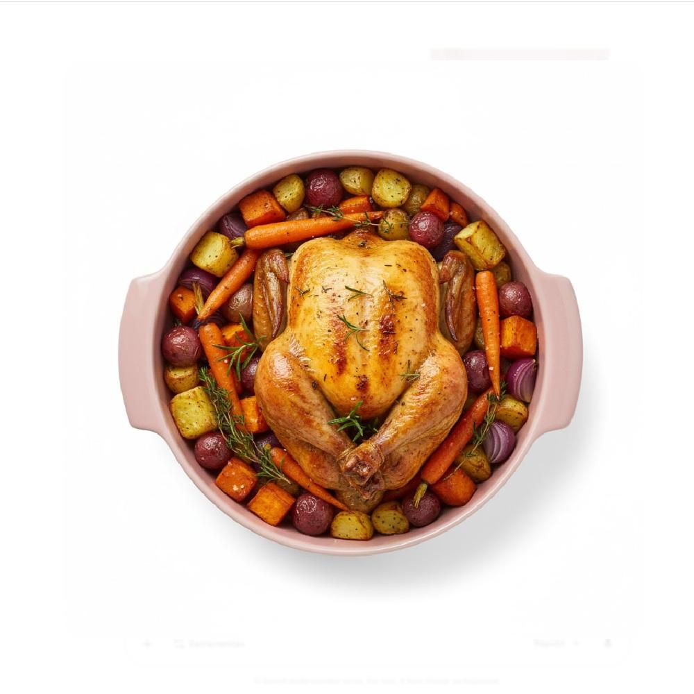 Forma Redonda Diâmetro 25 cm Rosa Fractal Germer Porcelanas - Imagem 3