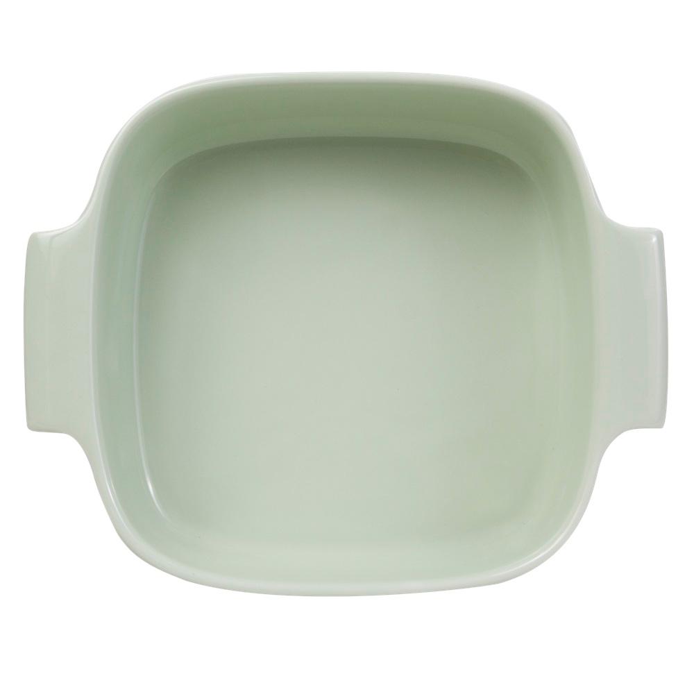 Travessa Refratária Quadrada 21x21 cm Verde Menta 2 L Germer - Imagem 2