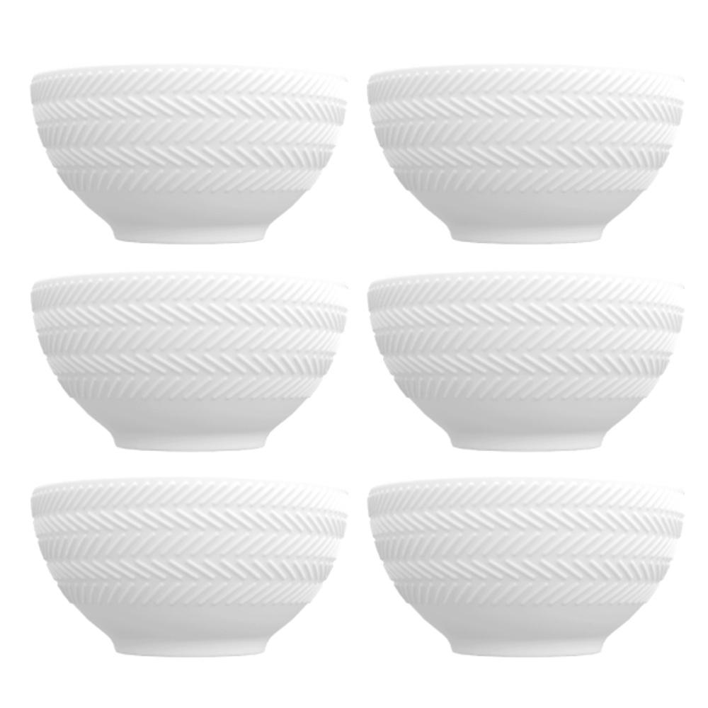 Bowl Tigela Sobremesa Relevo Chevron 418 ml Germer - Imagem 2