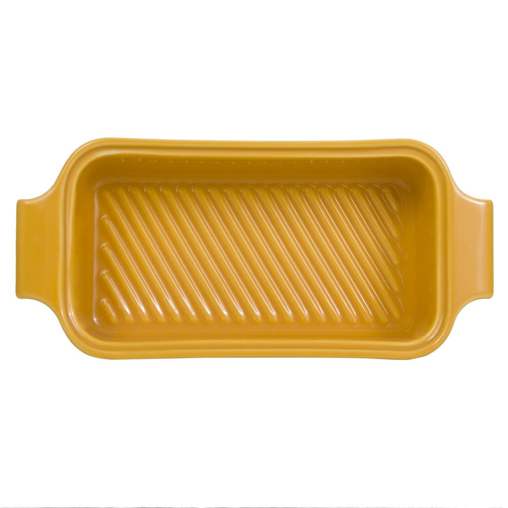 Forma de Pão com Tampa Refratária 29 cm Amarela 1,1 L - Imagem 2