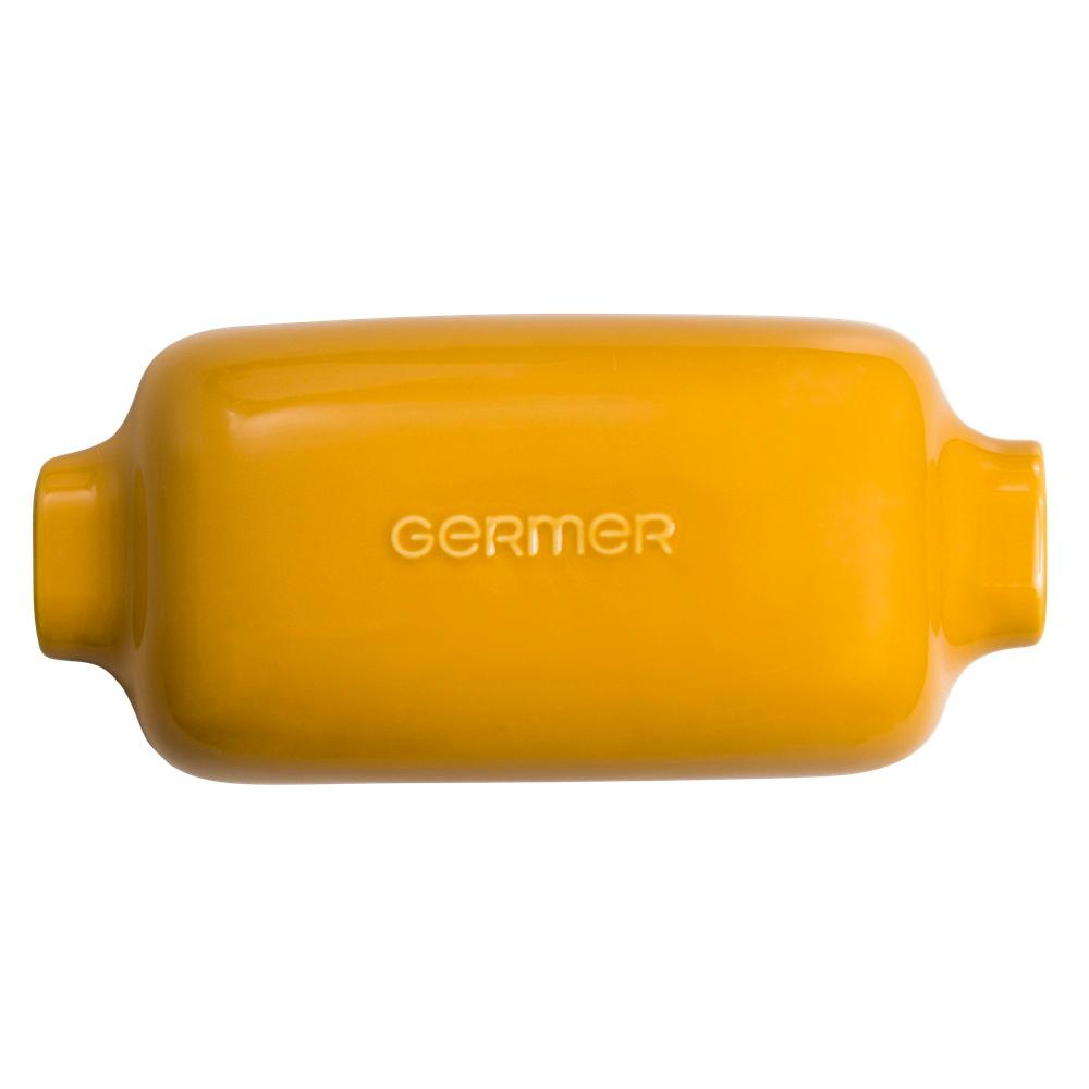 Forma de Pão com Tampa Refratária 29 cm Amarela 1,1 L - Imagem 3