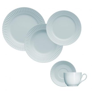 Jg Jantar/Cha 20pc - Azul Vintage - Diamante Germer