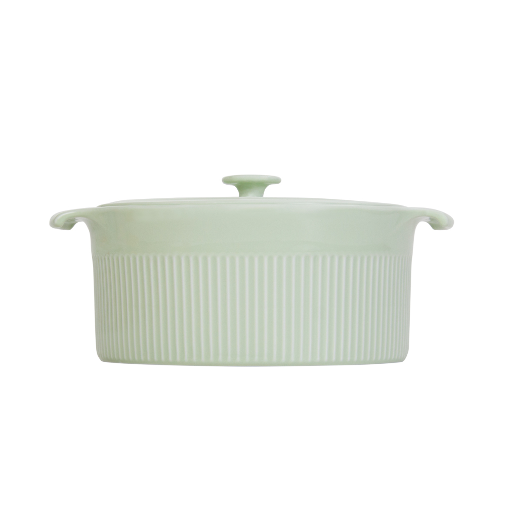 Cocotte Refratário 21 cm Verde Menta 2,7 L