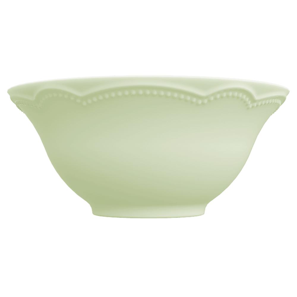 Kit 6 Bowl Tigela Relevo Cottage Verde 510 ml Porcelana - Imagem 3