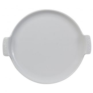 Forma de Pizza Refratária Diâmetro 31,5 cm Branca Porcelana