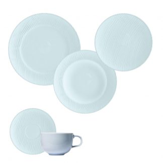 Jogo Jantar Chá 20 Peças Dunas Azul Vintage