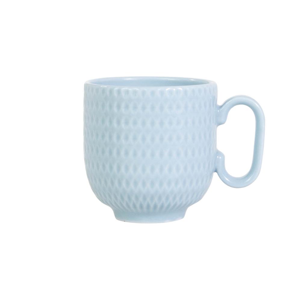 Caneca Chá Café Azul Vintage Geometric - Imagem 2