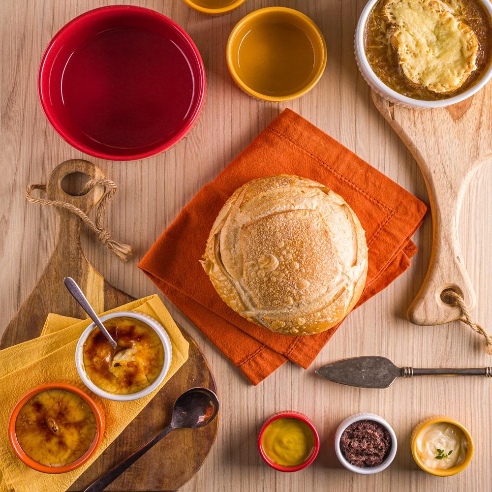 Ramekin Refratário Diâmetro 6 cm Vermelho 48 ml Porcelana - Imagem 4