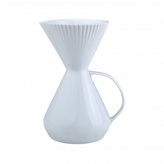 Bule com Porta Filtro Integrado Branco Cafeteria Pro