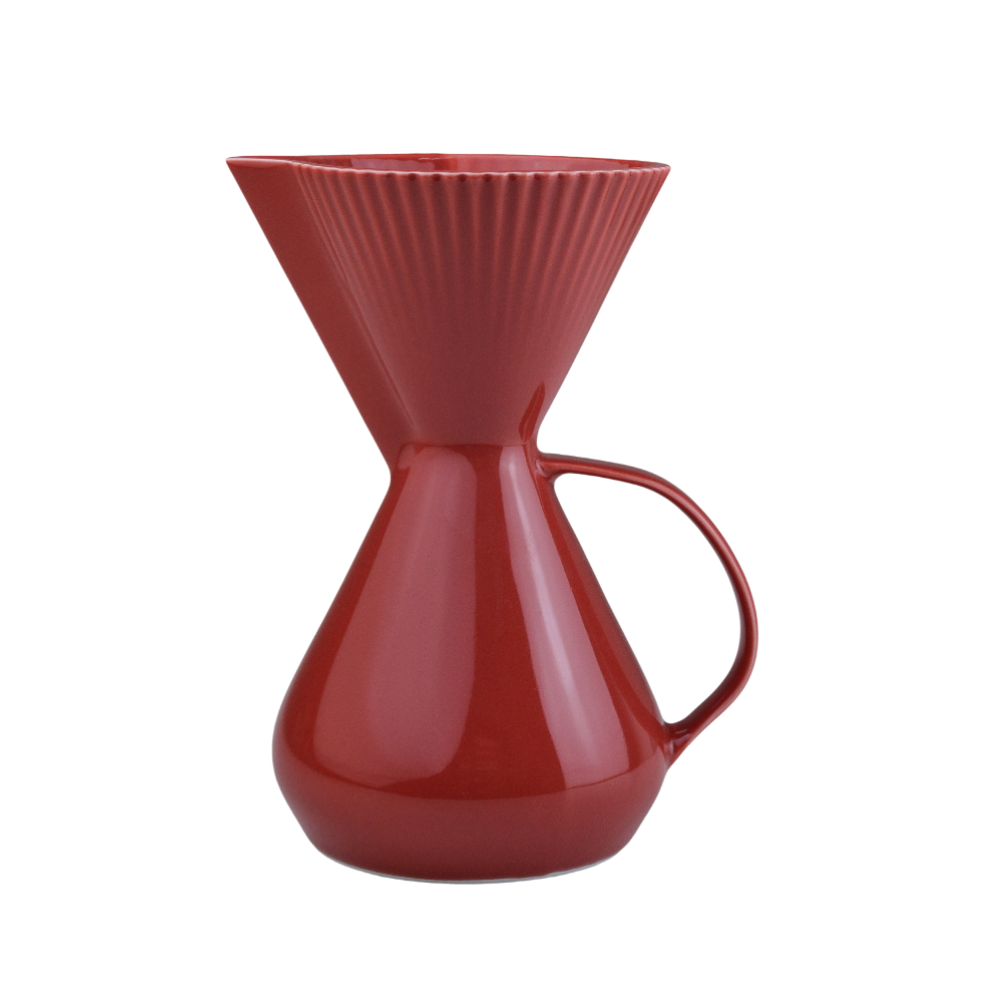 Bule com Porta Filtro Integrado Vermelho Assar e Servir