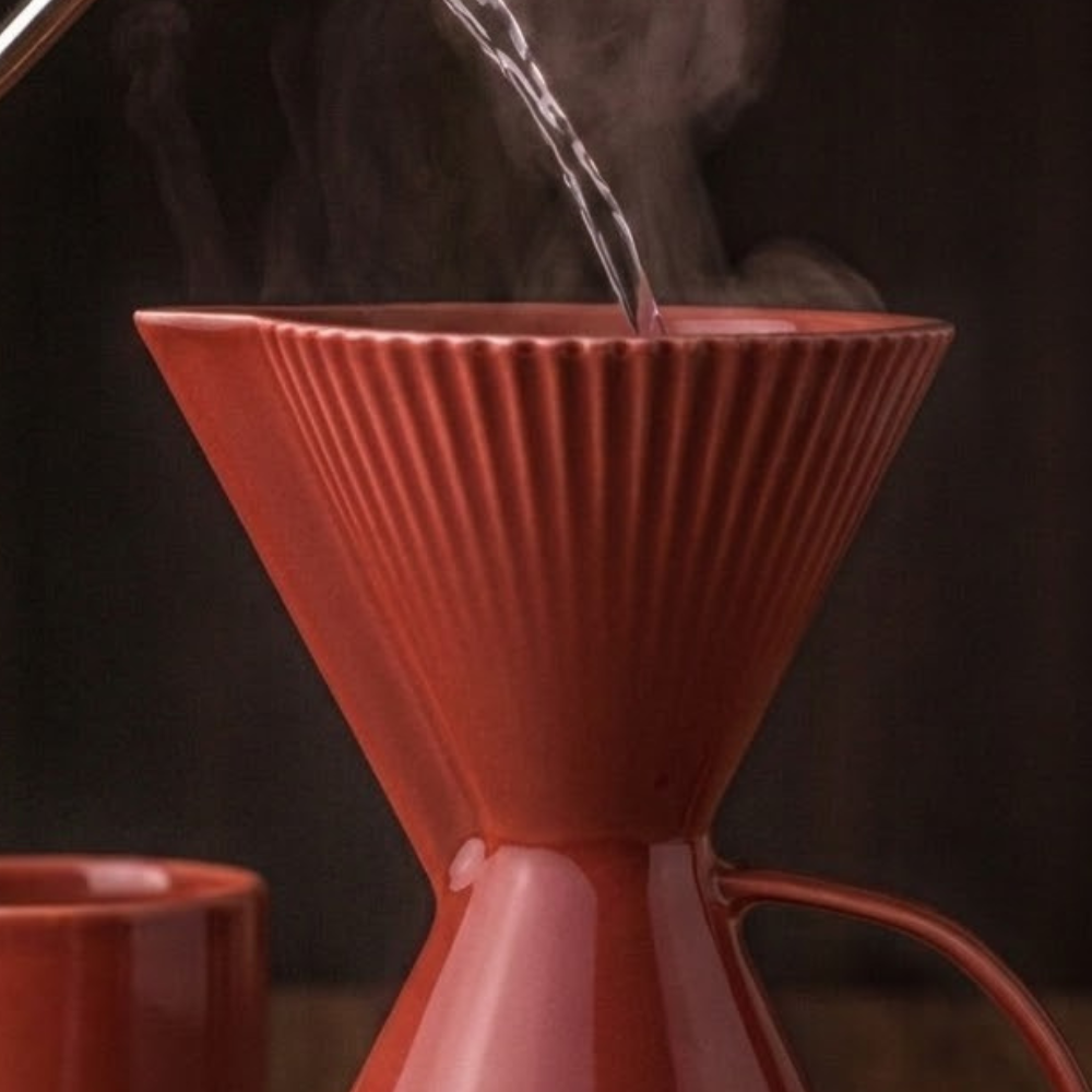 Bule com Porta Filtro Integrado Vermelho Assar e Servir - Imagem 5