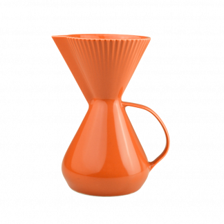 Bule com Porta Filtro Integrado Laranja Cafeteria Pro Germer