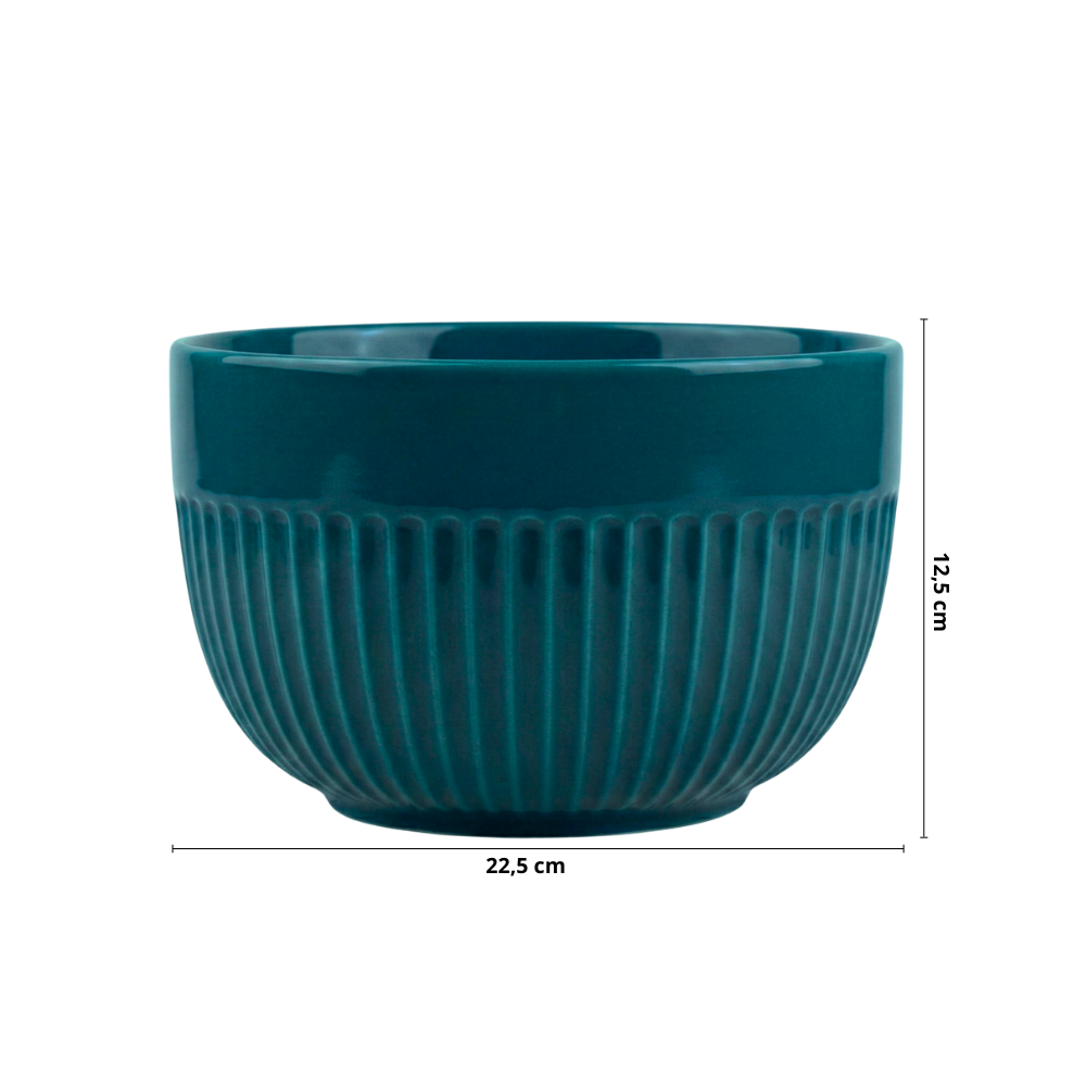 Tigela 2,9 ml Linha Assar e Servir Verdigris Porcelana - Imagem 2