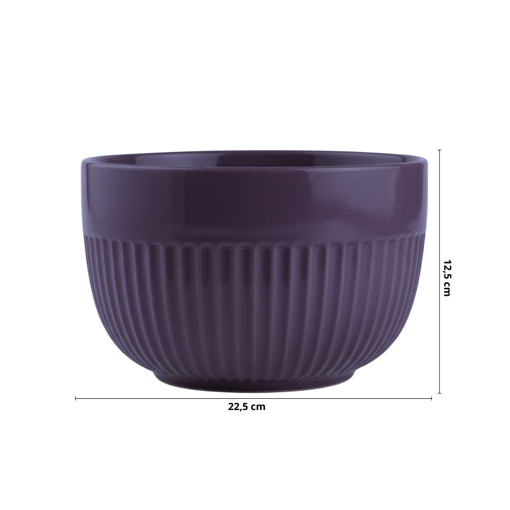 Tigela 2,9 ml Linha Assar e Servir Ameixa Porcelana - Imagem 2