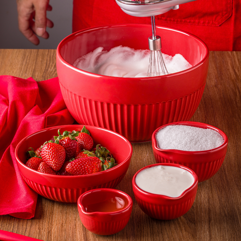 Tigela 630 ml Linha Assar e Servir Branca Germer Porcelanas - Imagem 3