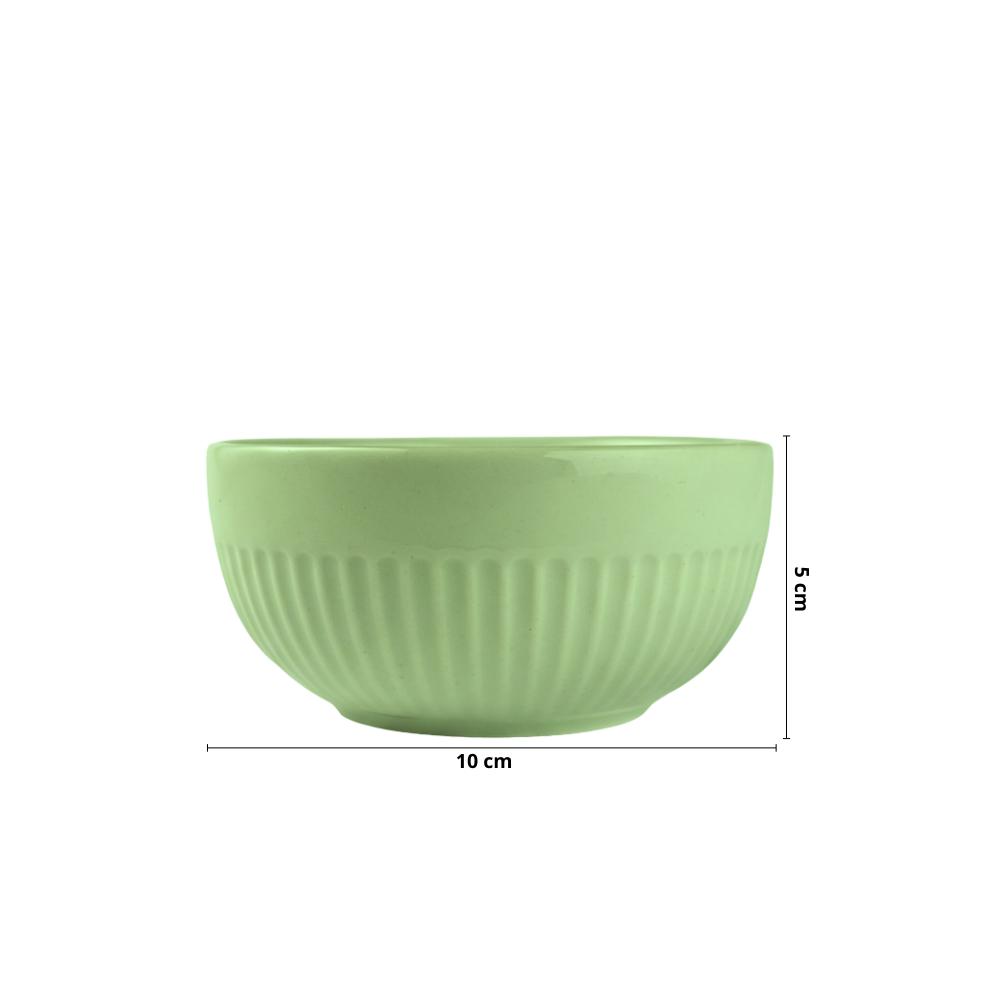 Tigela 230ml Linha Assar e Servir Verde Chá Porcelana - Imagem 2