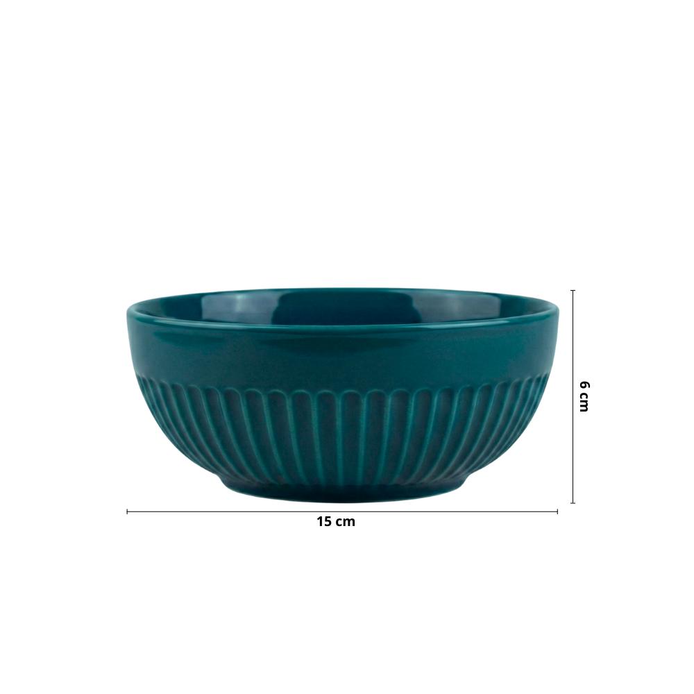 Tigela 630ml Linha Assar e Servir Verdigris Porcelana - Imagem 2