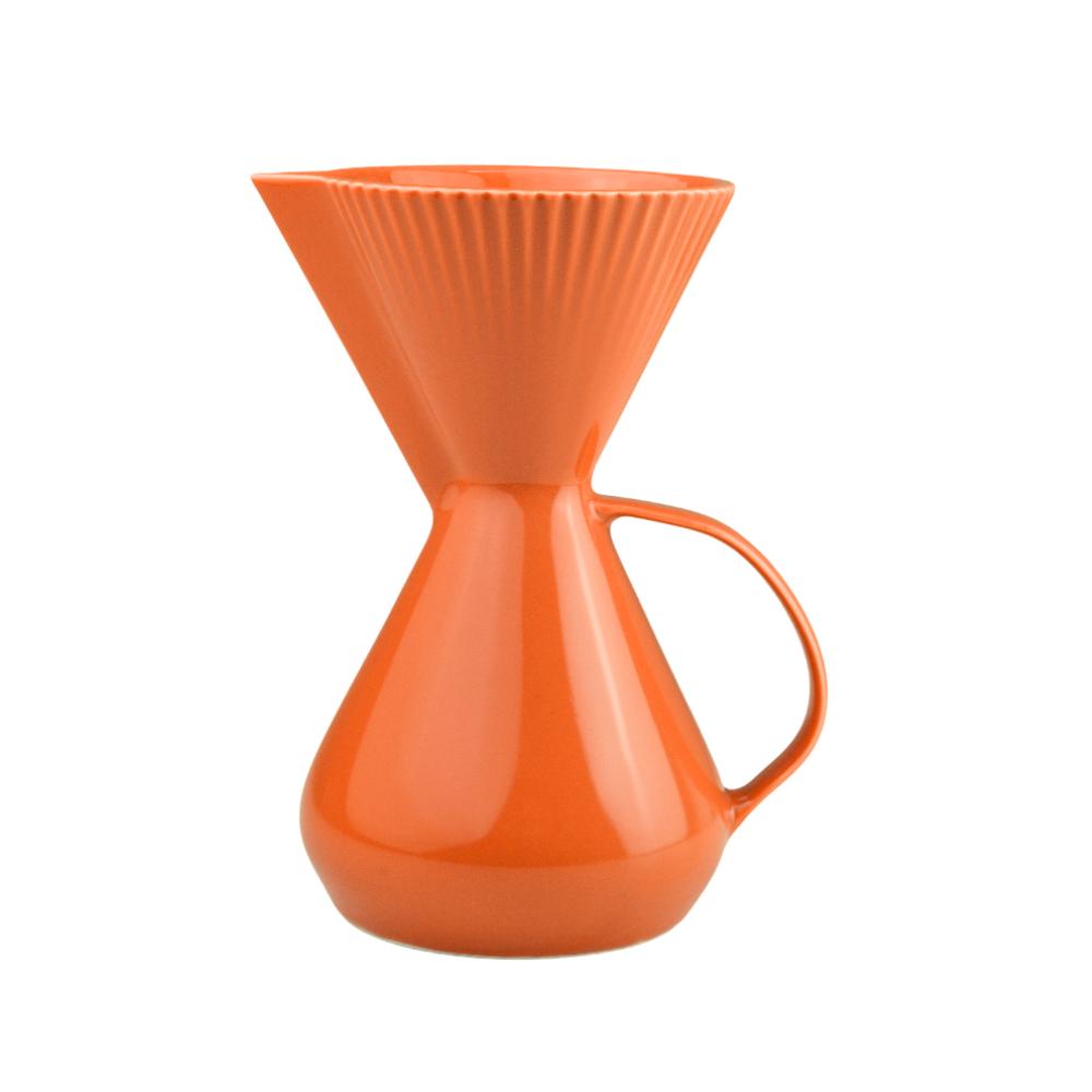 Bule com Porta Filtro Integrado Laranja Cafeteria Pro Germer - Imagem 5
