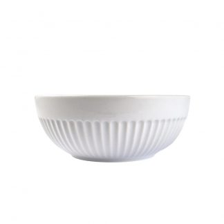 Tigela 630 ml Linha Assar e Servir Branca Germer Porcelanas
