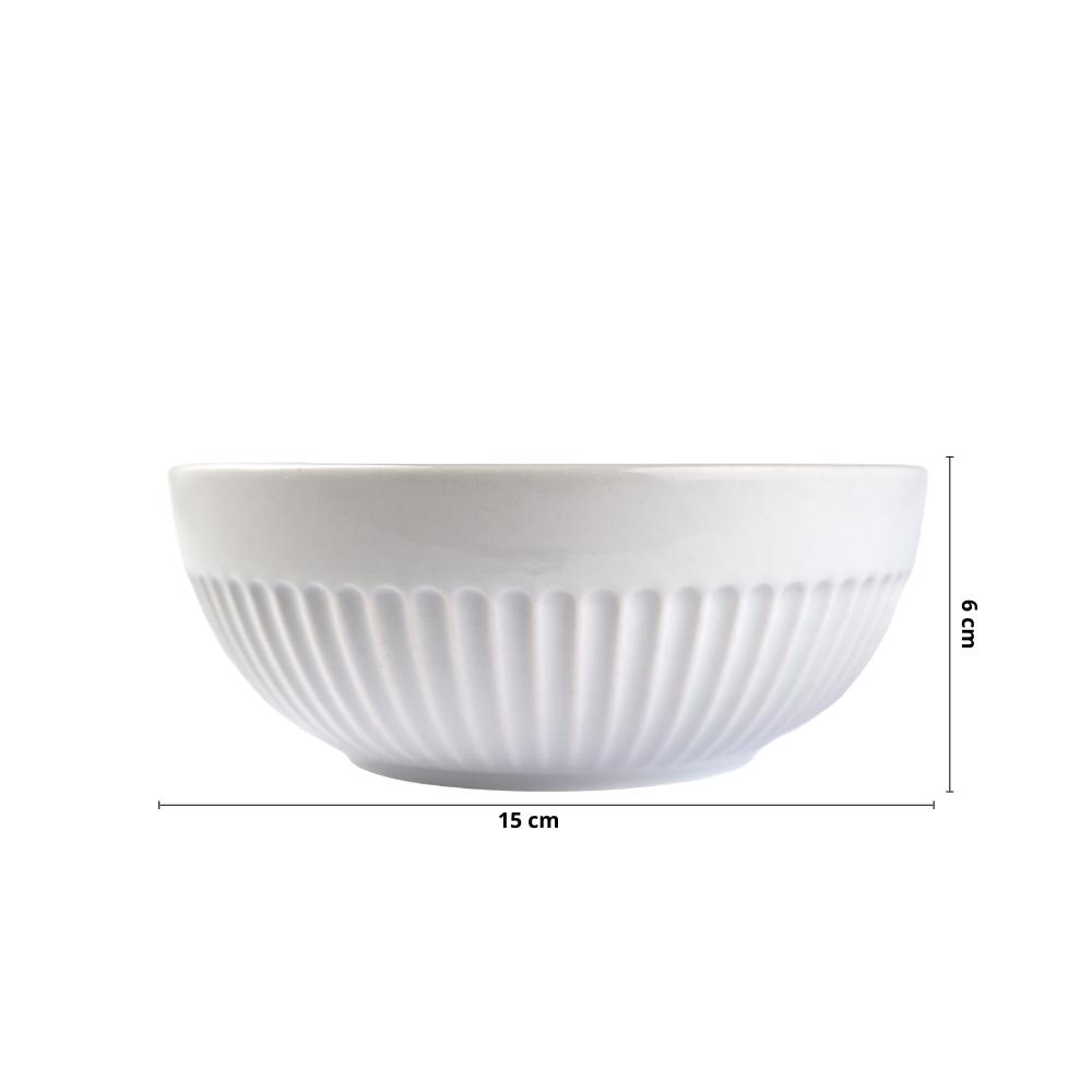 Tigela 630 ml Linha Assar e Servir Branca Germer Porcelanas - Imagem 2