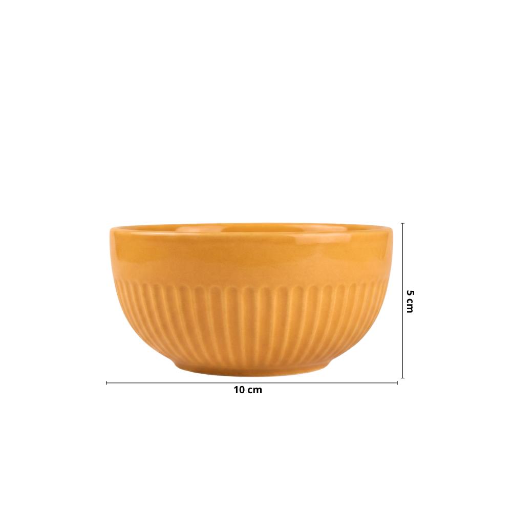 Tigela 230ml Linha Assar e Servir Amarela Porcelana - Imagem 2