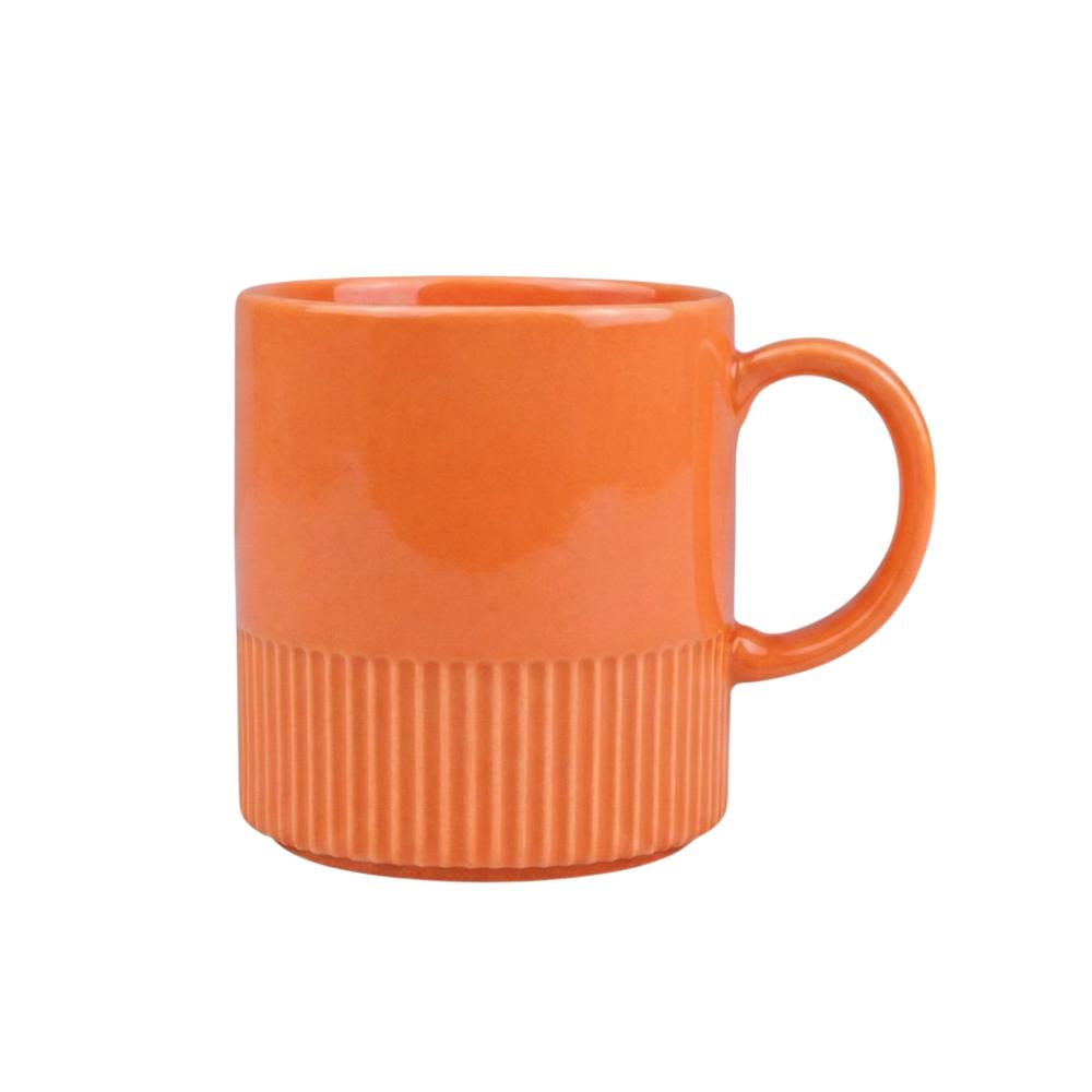 Caneca Café 360 ml Laranja G Assar e Servir Germer - Imagem 3