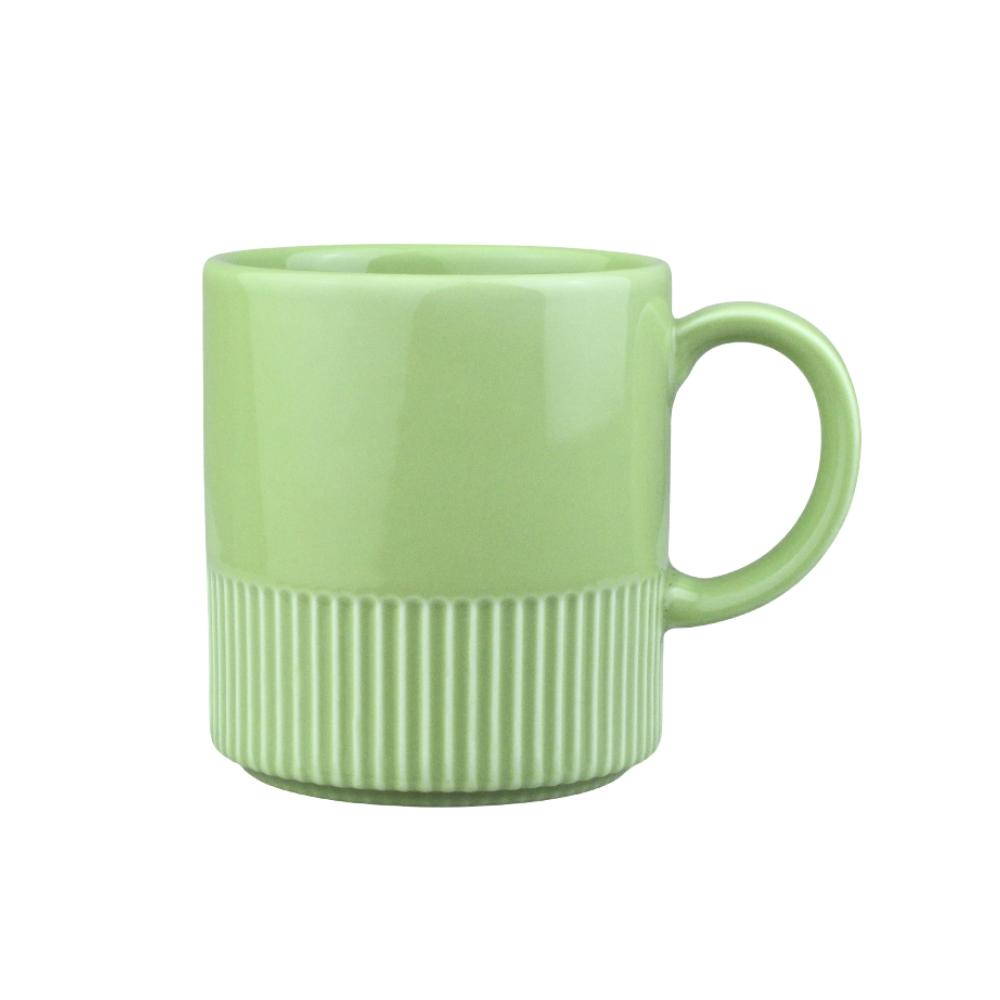 Caneca G Linha Assar e Servir 360 ml Verde Chá Porcelana - Imagem 5
