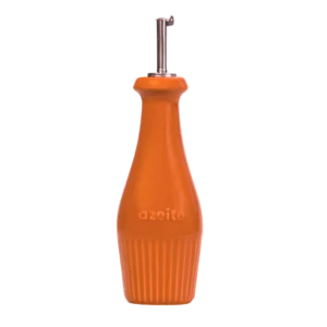 Azeiteiro Linha Assar e Servir 18,5 cm Laranja 348 ml
