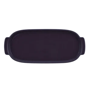 Bandeja Retangular 30,8 cm Ameixa G Assar e Servir Porcelana
